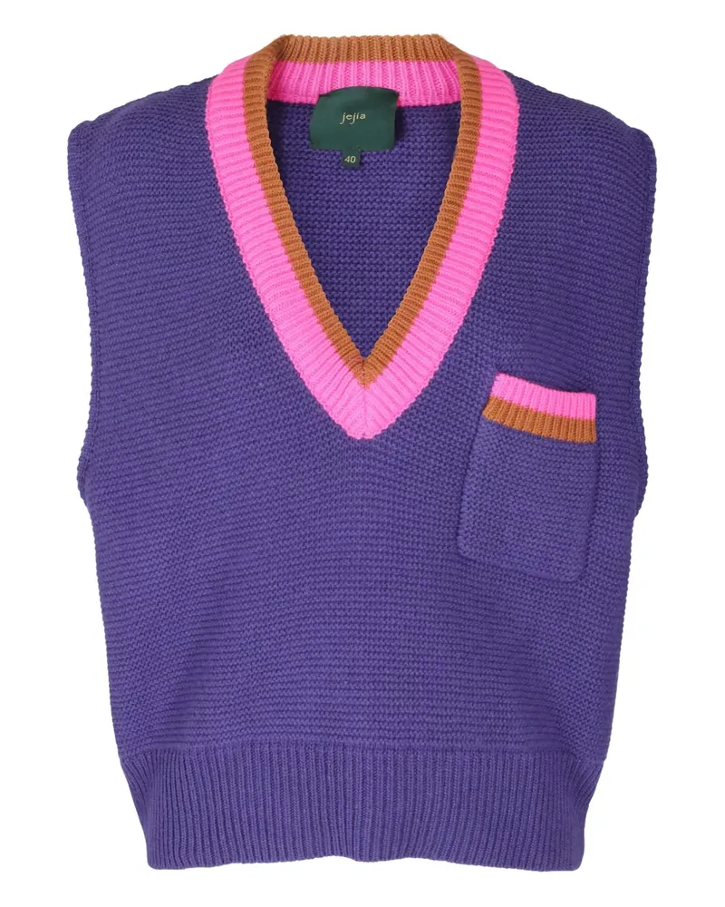 Jejia Pullunder mit V-Ausschnitt - Violett Violett