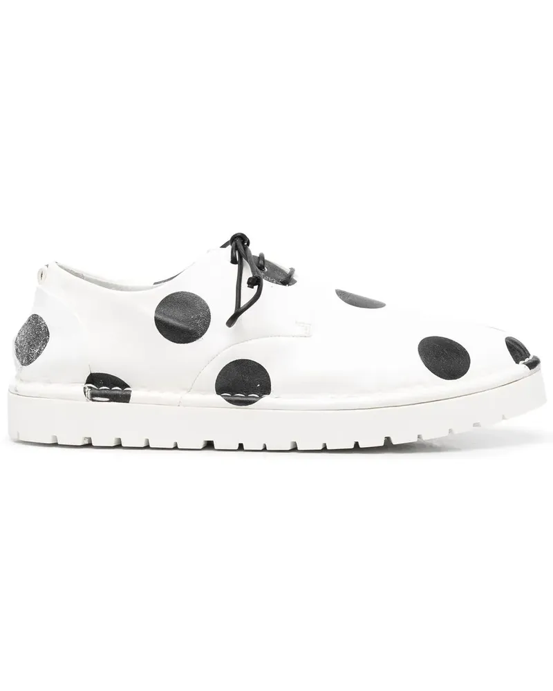 Marsèll Derby-Schuhe mit Polka Dots - Weiß Weiß