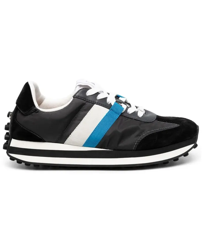 Ferragamo Gestreifte Sneakers - Grau Grau