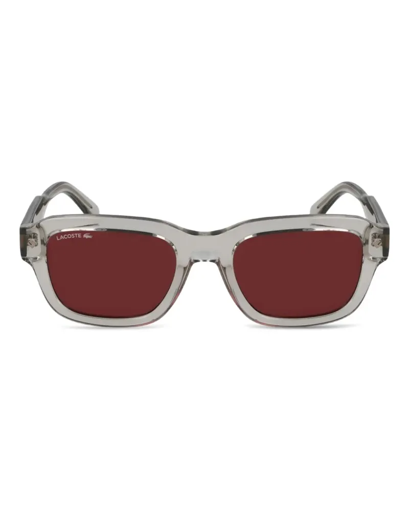 Lacoste Eckige Sonnenbrille aus Acetat - Grau Grau