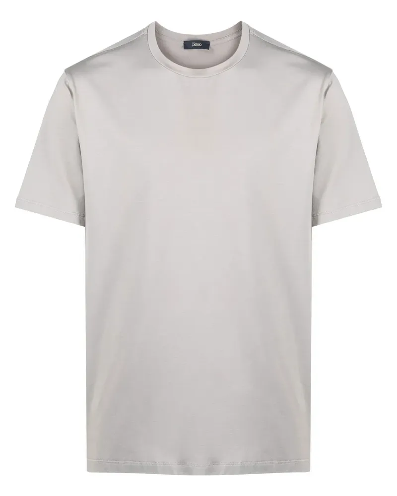 Herno Klassisches T-Shirt - Grau Grau