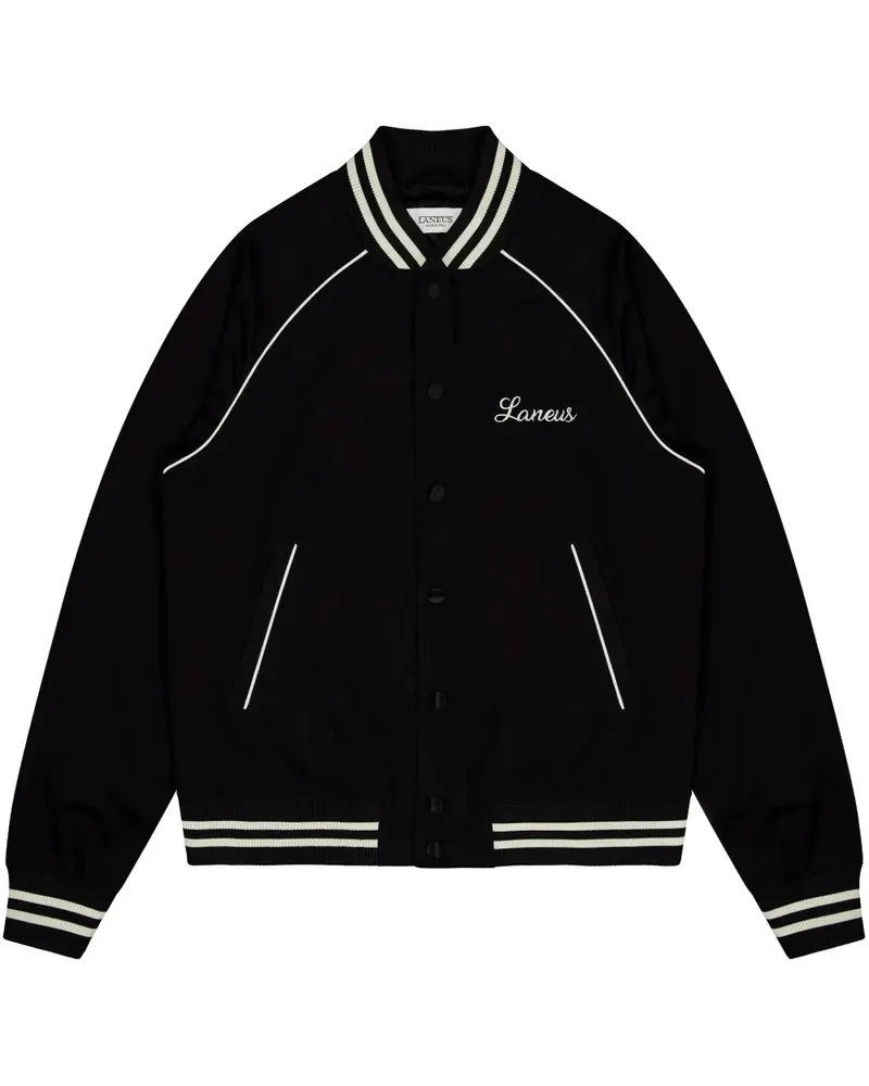 Laneus Shiny Bomberjacke - Schwarz Schwarz