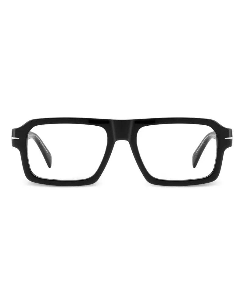 EYEWEAR by DAVID BECKHAM Brille mit eckigem Gestell - Schwarz Schwarz