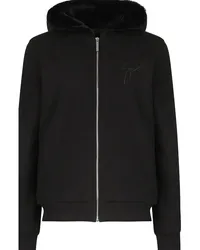 Giuseppe Zanotti LR-12 Hoodie mit Logo-Print Schwarz