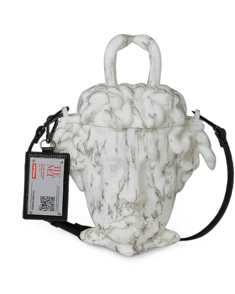 Sprayground x The Met Canova Medusa Tote Bag - Weiß Weiß