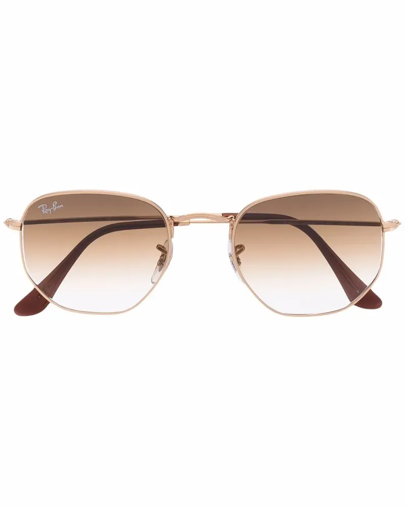 Ray Ban Hexagonal Legend Sonnenbrille - Gold Gold