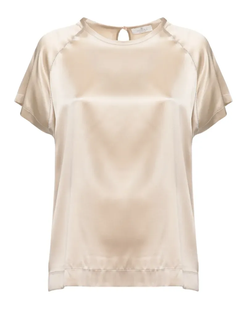 PANICALE Cashmere Oberteil mit Raglanärmeln - Nude Nude