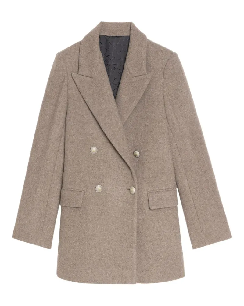 Zadig & Voltaire Doppelreihiger Miew Mantel - Nude Nude