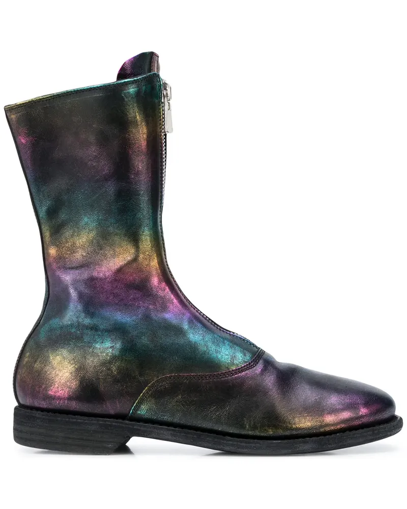 GUIDI Schimmernde Stiefeletten - Mehrfarbig Mehrfarbig