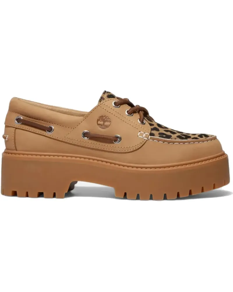 Timberland Loafer mit Leoparden-Print - Braun Braun