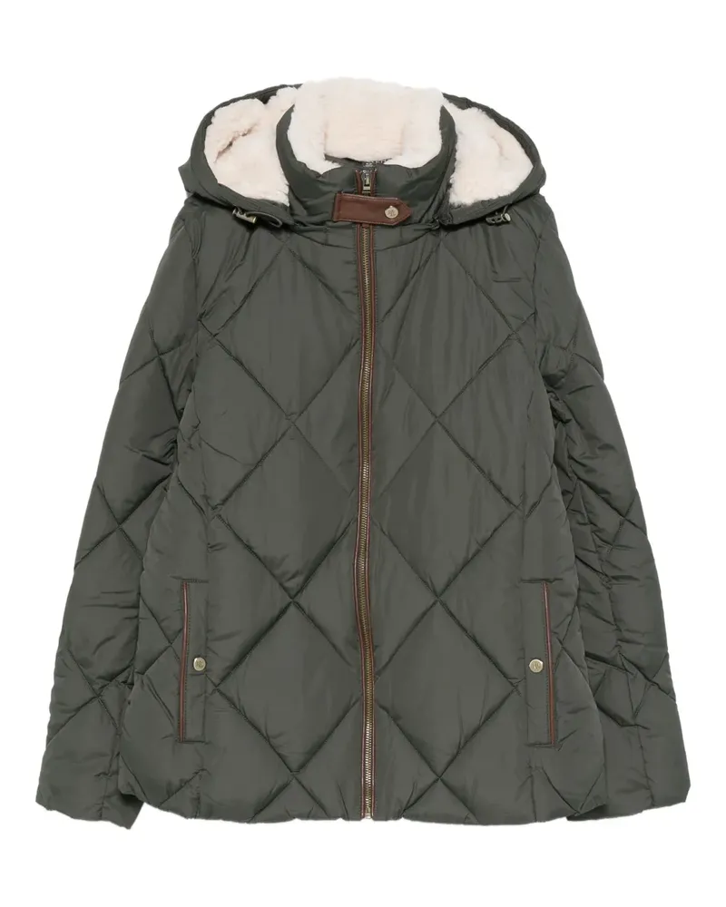 Ralph Lauren Gesteppte Kapuzenjacke - Grün Grün