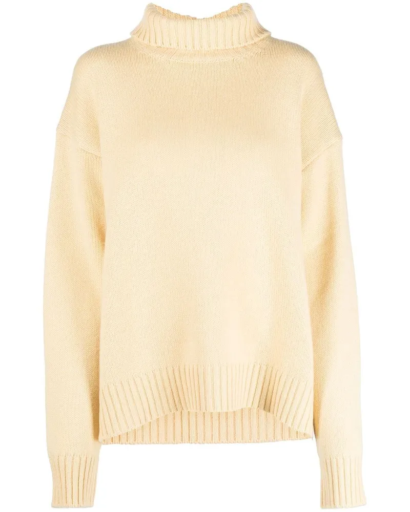 Jil Sander Pullover mit Rollkragen - Gelb Gelb