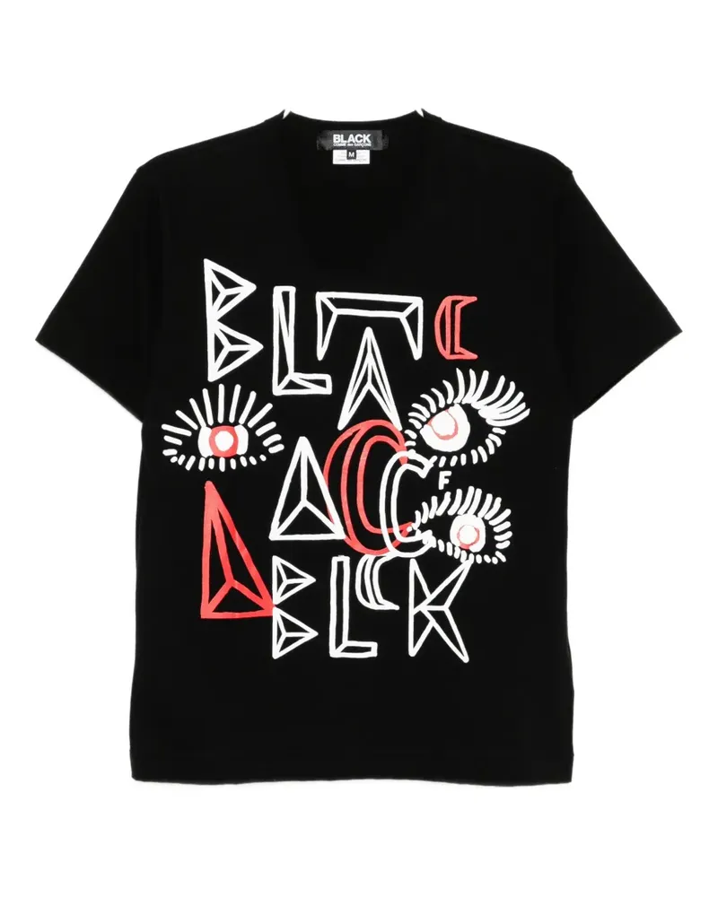 Comme des Garçons graphic-printed T-shirt - Schwarz Schwarz