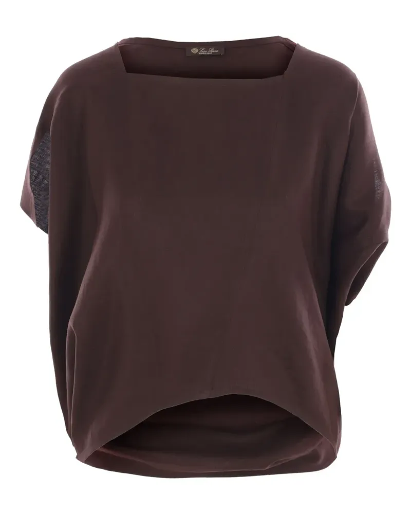 Loro Piana Gaia Bluse aus Leinen - Braun Braun