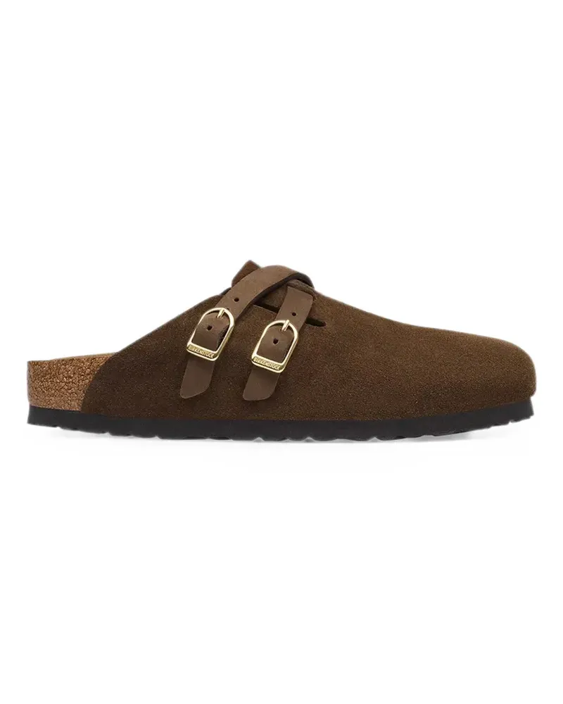 Birkenstock Blair buckle-fastening suede mules - Braun Braun