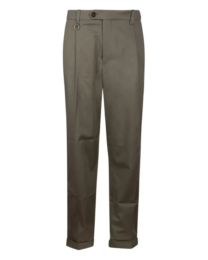 Paolo Pecora Milano Hose mit Falten - Braun Braun