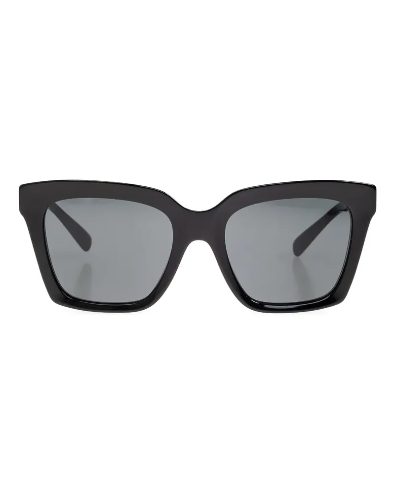 Dolce & Gabbana Sonnenbrille mit DG-Schild - Schwarz Schwarz
