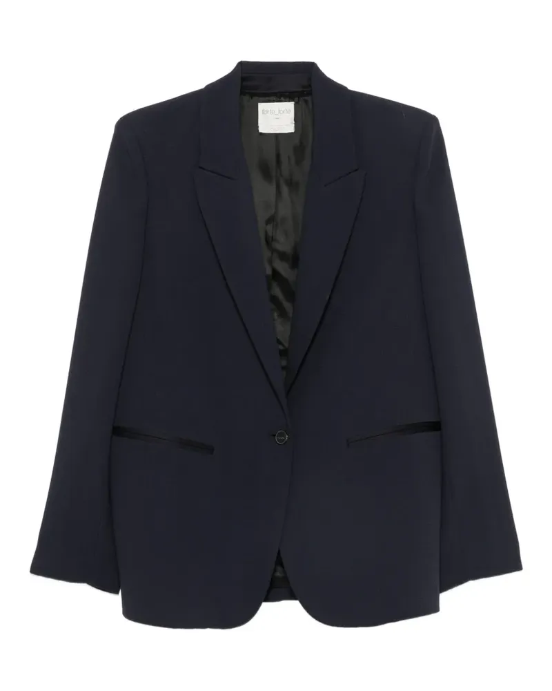 forte_forte Einreihige Jacke - Blau Blau