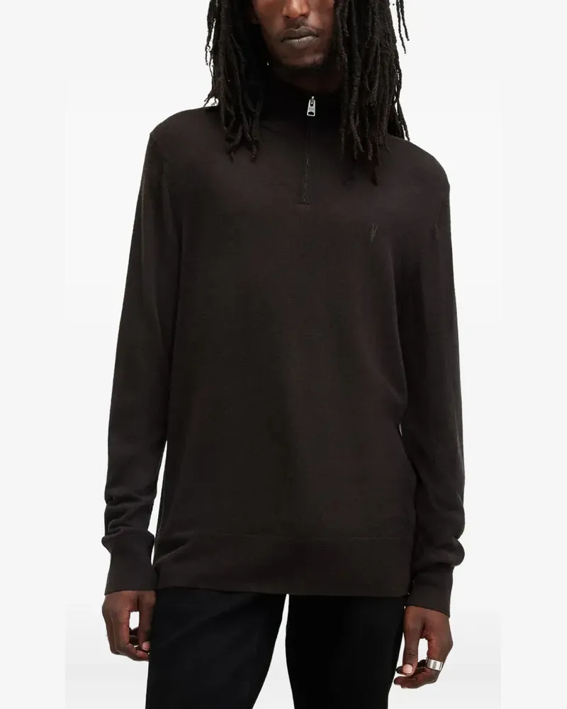 AllSaints Pullover mit Reißverschluss - Braun Braun