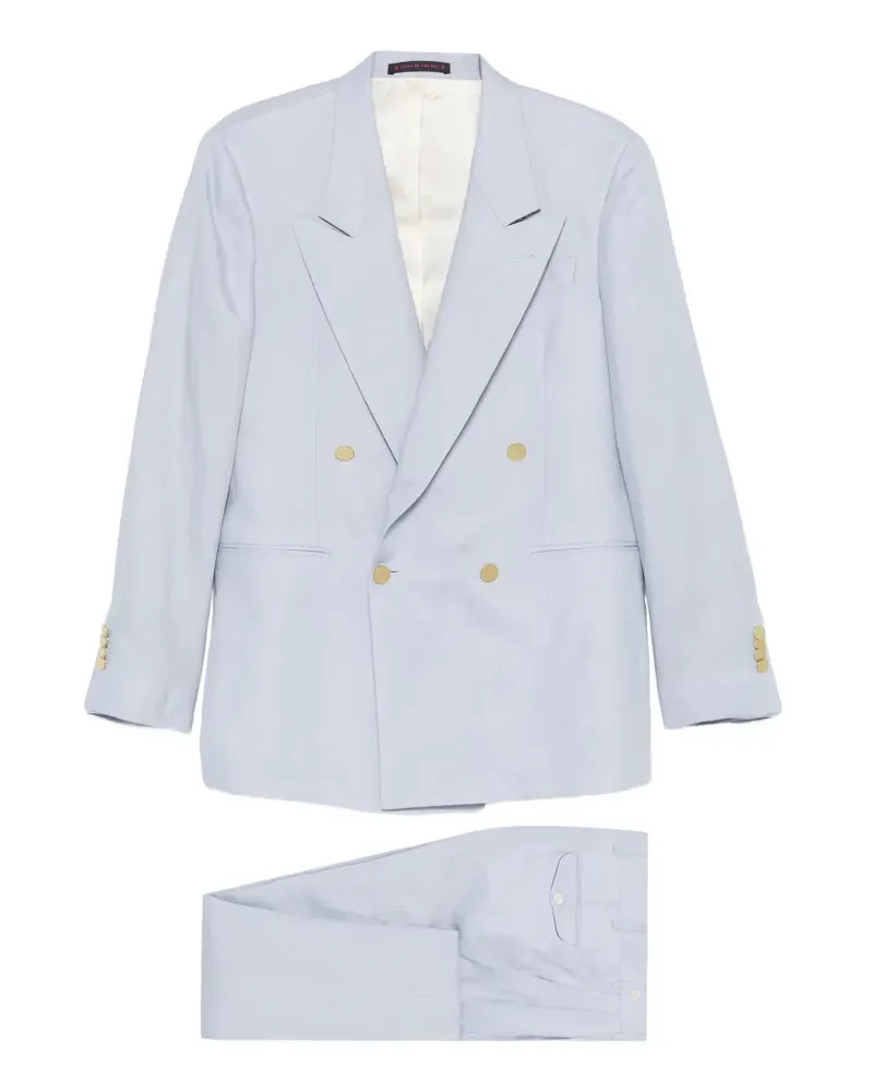 Bagnoli Sartoria Napoli double-breasted suit - Blau Blau