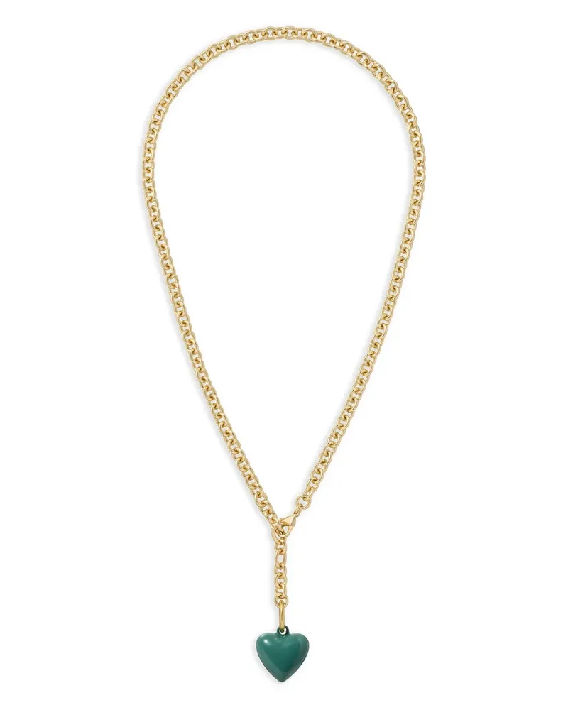 Roxanne Assoulin The Mini Puffy Halskette mit Herzanhänger - Gold Gold