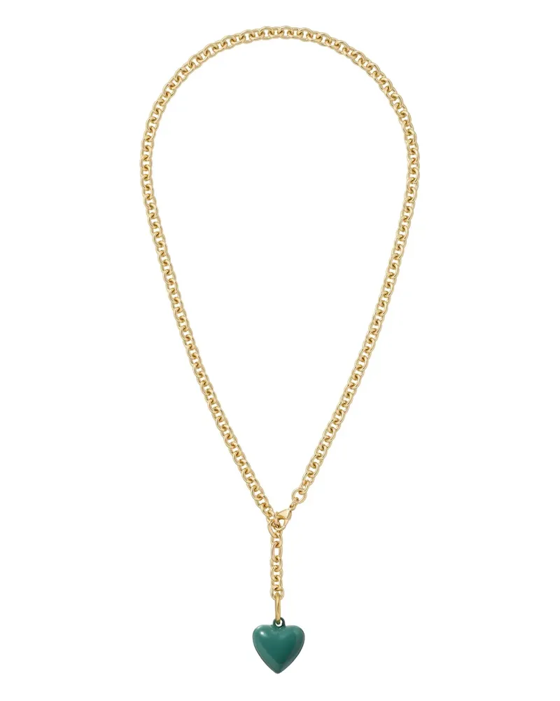 Roxanne Assoulin The Mini Puffy heart-charm necklace - Gold Gold