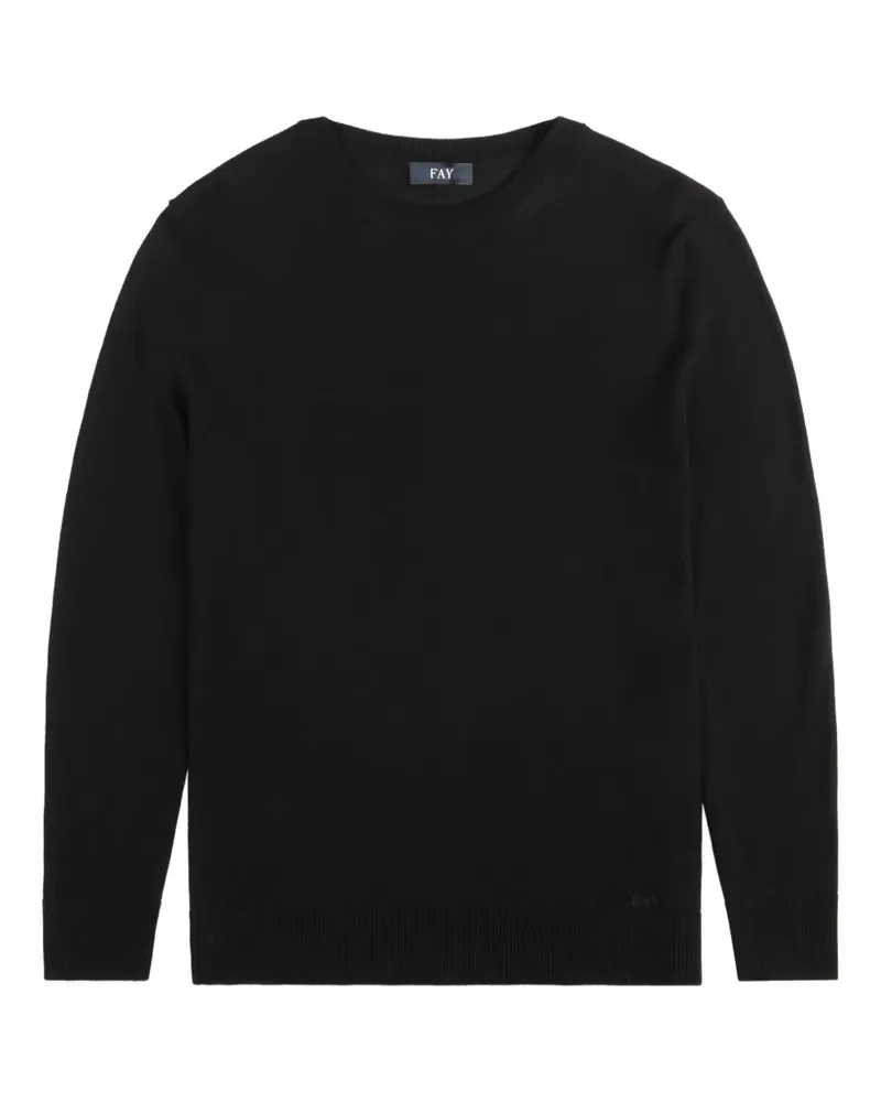 Fay crew-neck sweater - Schwarz Schwarz