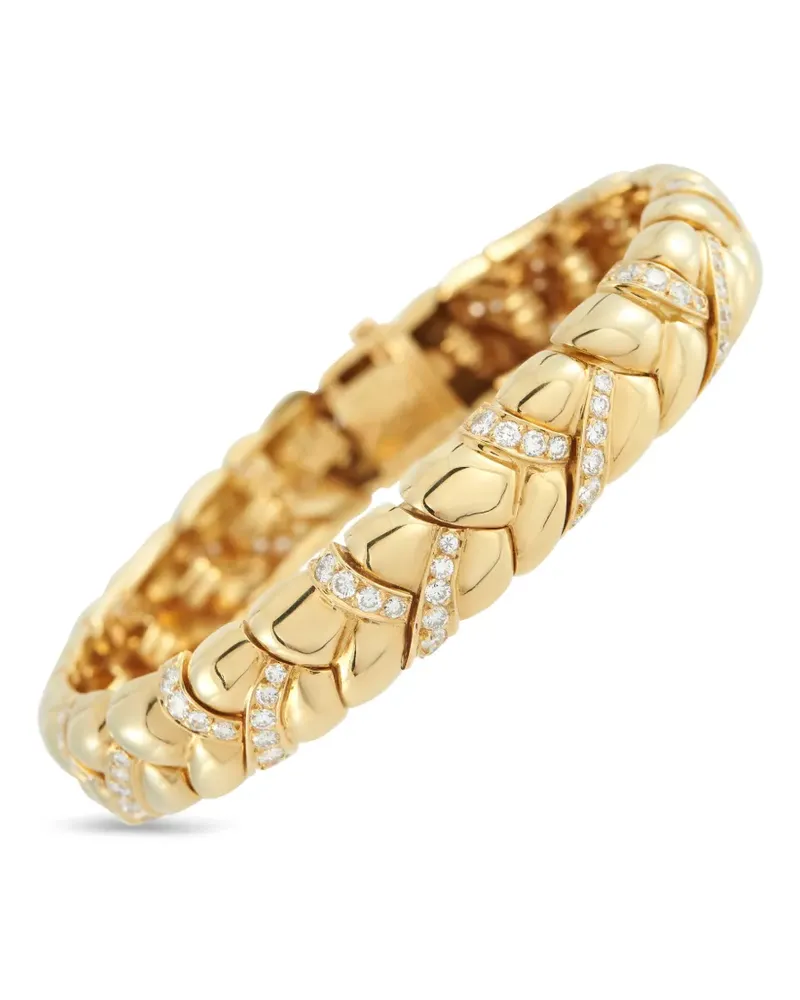 Van Cleef & Arpels diamond plaited bracelet - Gold Gold