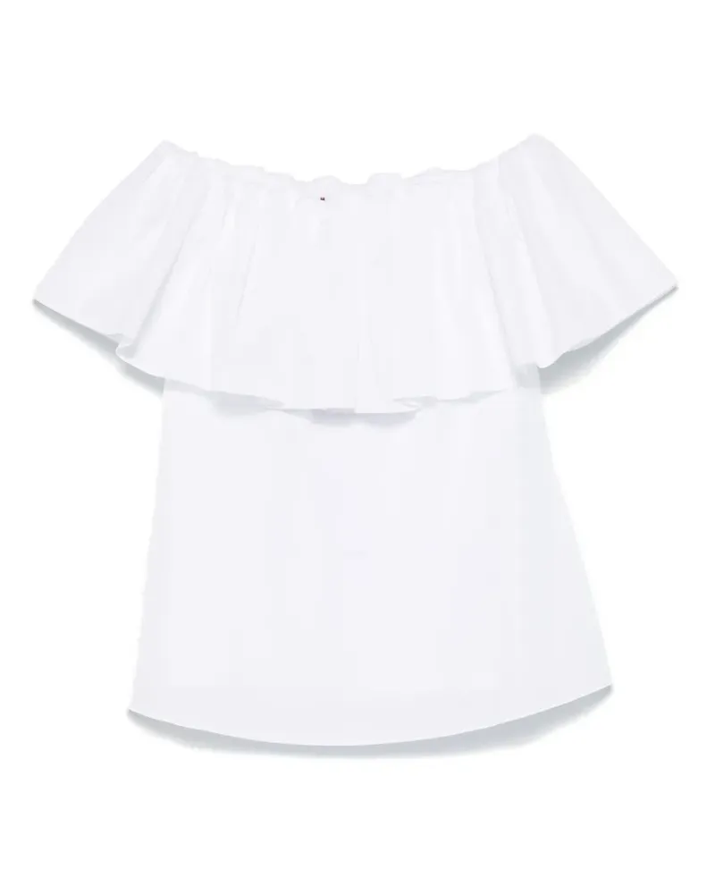 Max Mara Peccati Bluse - Weiß Weiß