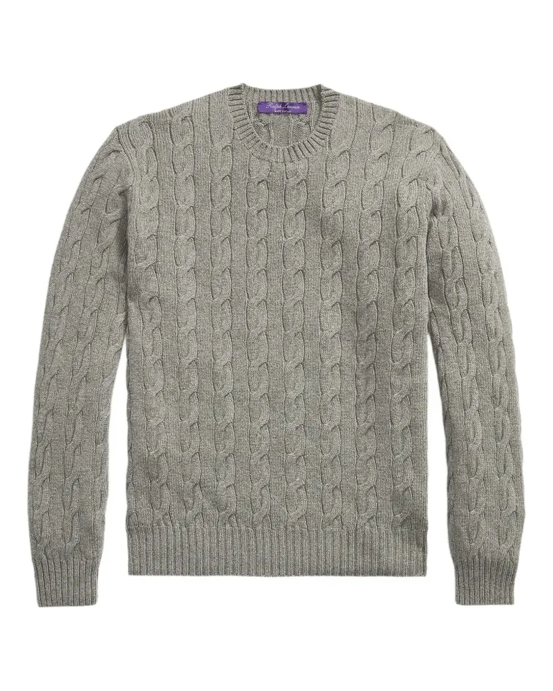 Ralph Lauren Pullover mit Zopfmuster - Grau Grau