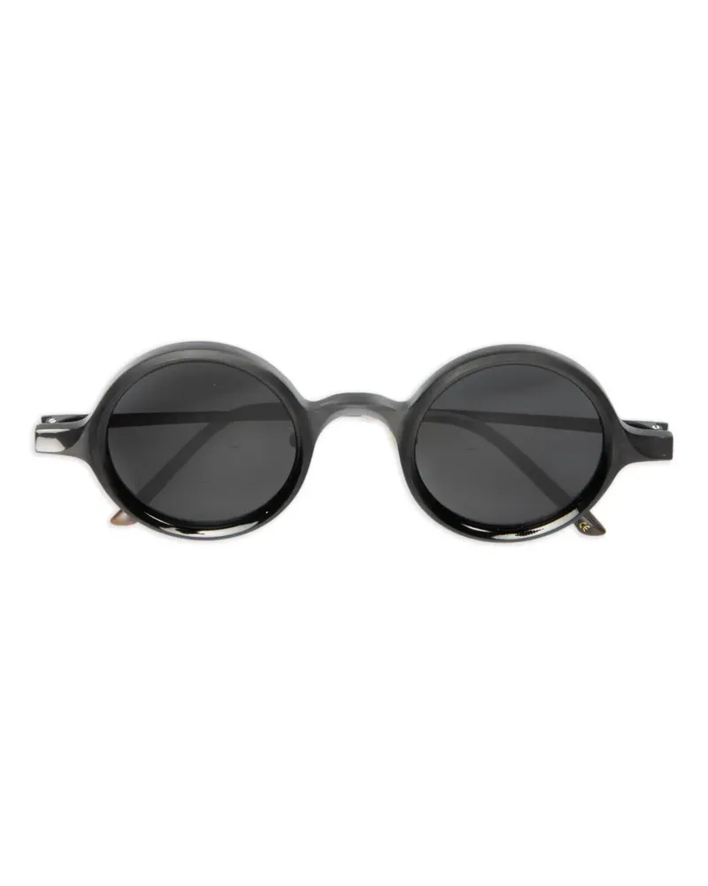 Uma Wang Rizzo Sonnenbrille - Schwarz Schwarz