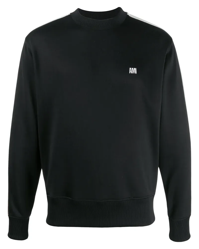 AMI Paris Sweatshirt mit "Ami"-Stickerei - Schwarz Schwarz