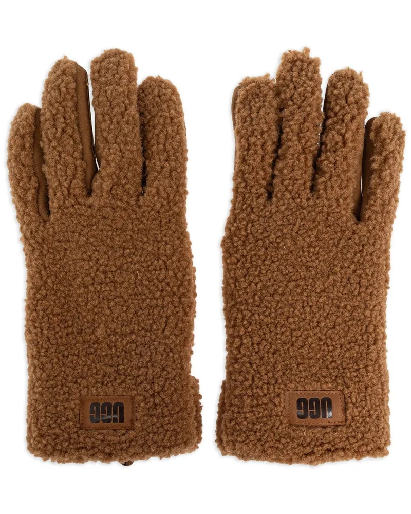 UGG fluff Handschuhe - Braun Braun