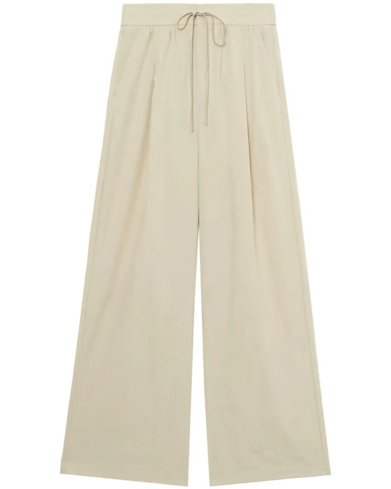 b+ab Weite Hose mit Bundfalten - Nude Nude