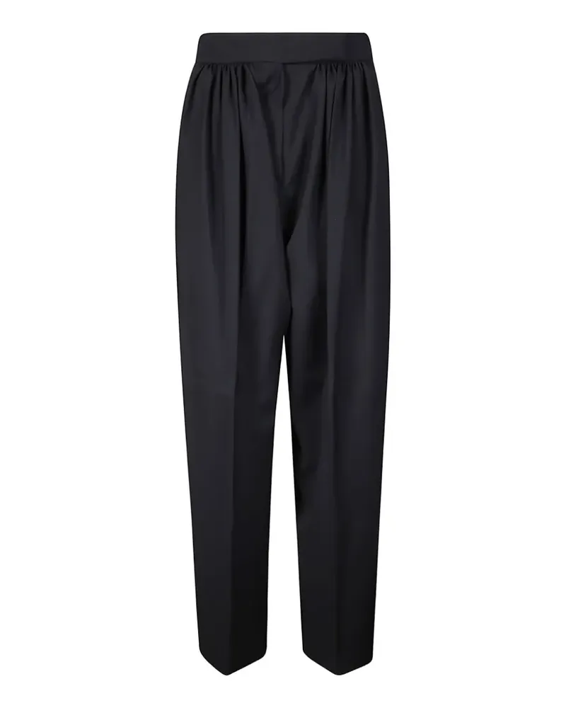 SPORTMAX Tapered-Hose mit Bundfalten - Schwarz Schwarz