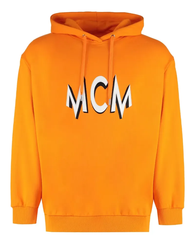MCM Hoodie mit grafischem Print - Orange Orange