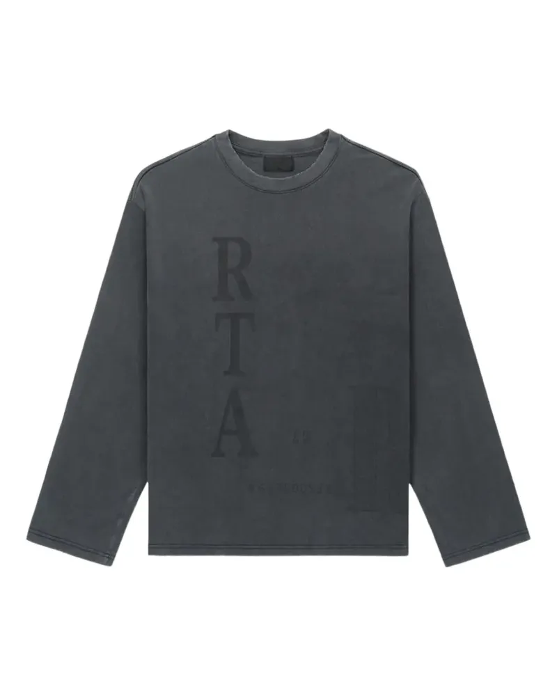 RTA Marceau T-Shirt mit Grafik - Grau Grau