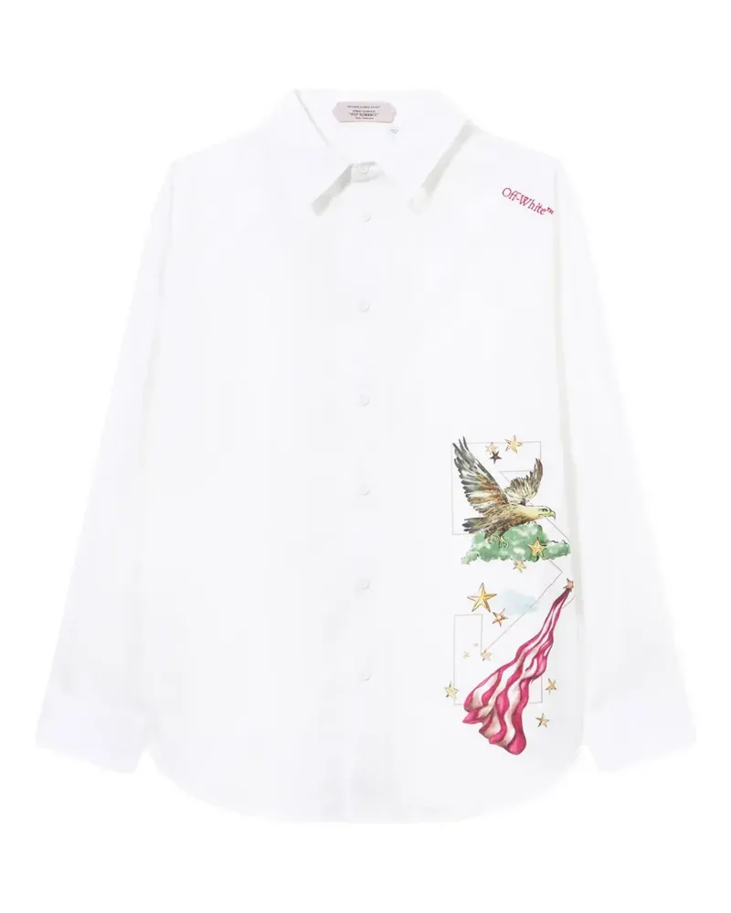 OFF-WHITE Dream Arrow graphic-print shirt - Weiß Weiß