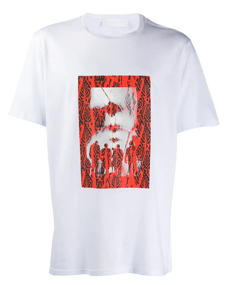 Neil Barrett T-Shirt mit Print - Weiß Weiß