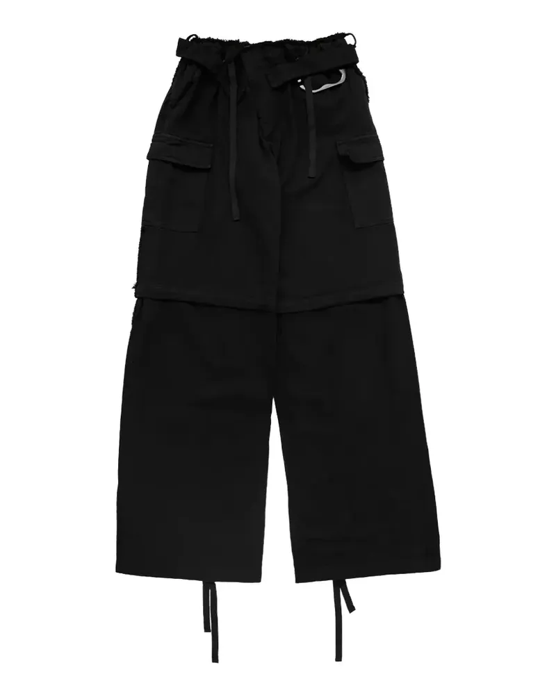 OTTOLINGER Baggy Cargohose - Schwarz Schwarz