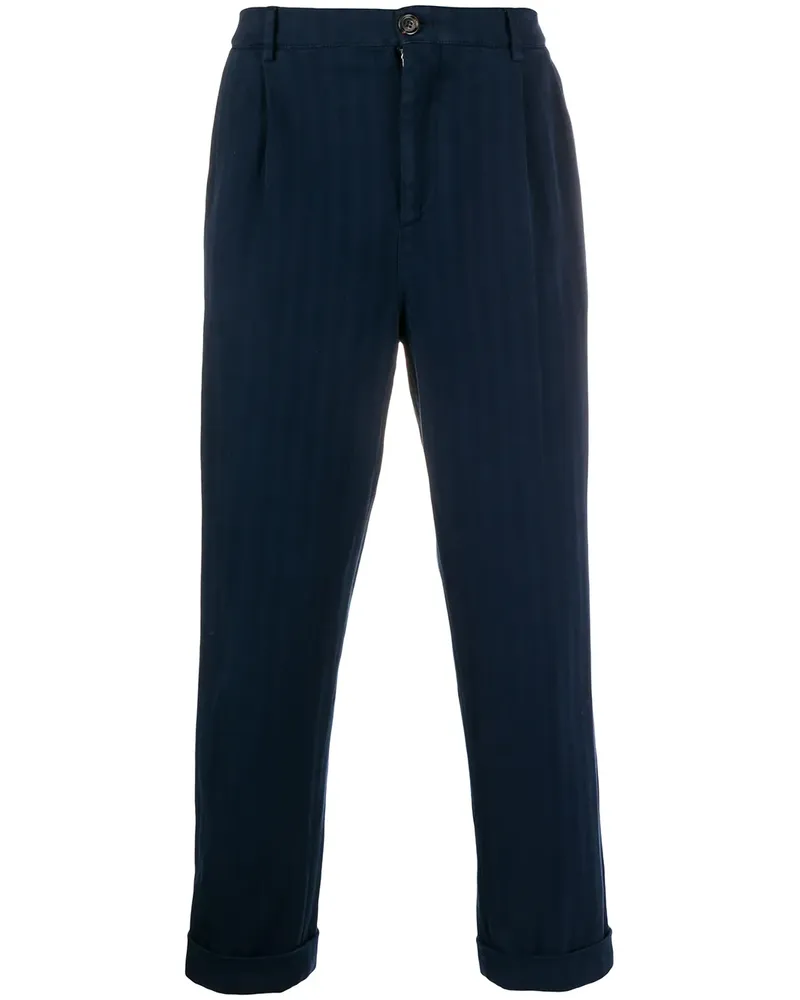 Brunello Cucinelli Hose mit geradem Bein - Blau Blau
