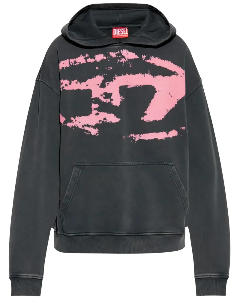 Diesel S-Boxt-Hood-R10 Hoodie - Schwarz Schwarz