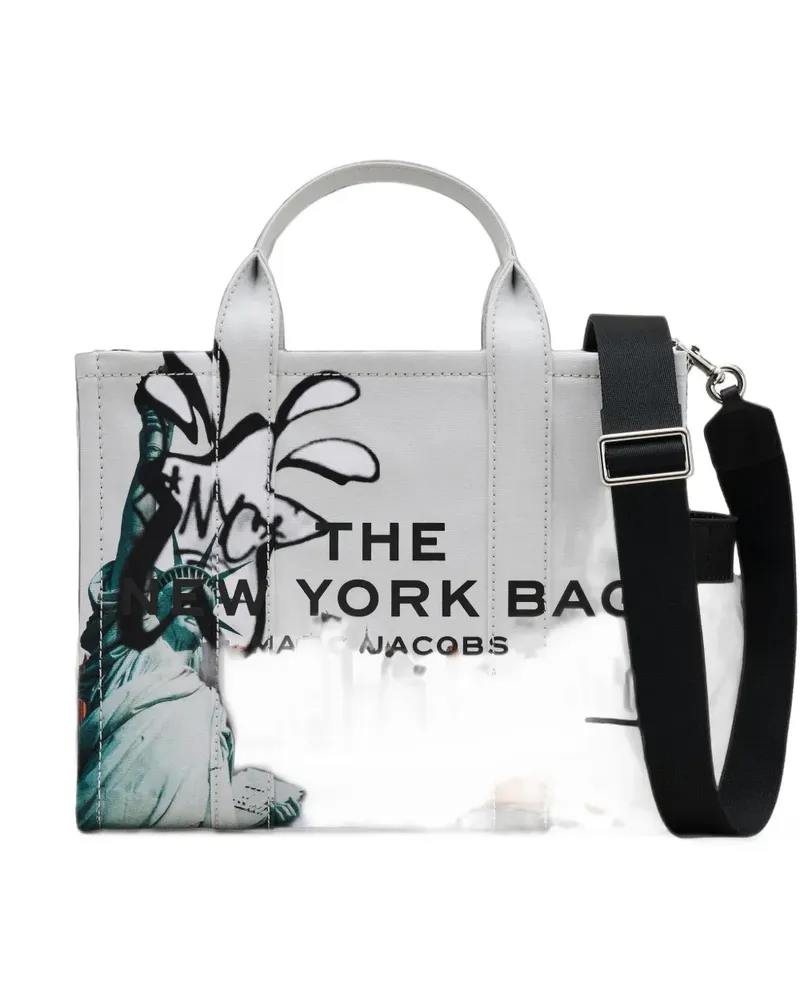 Marc Jacobs Tote Bag mit grafischem Print - Weiß Weiß