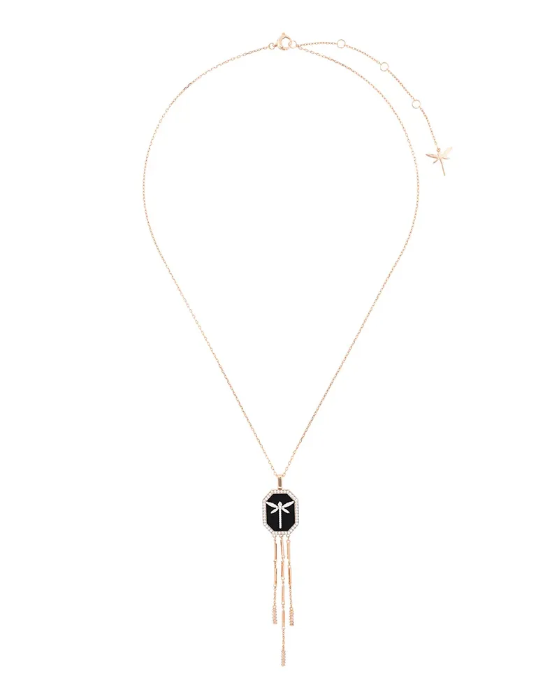ANAPSARA Halskette mit Libelle - ROSE GOLD Rose