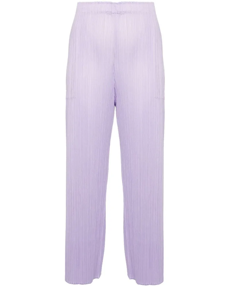 Issey Miyake Monthly Colors: April Straight-Leg-Hose - Violett Violett
