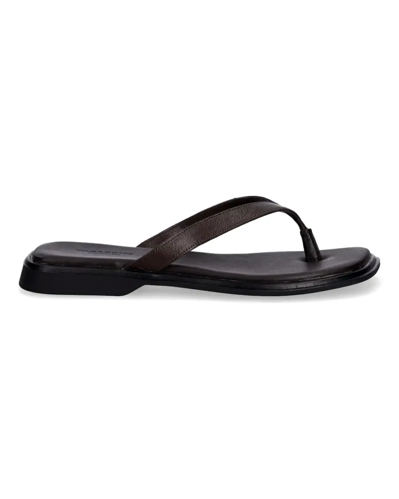 Vagabond Izzy square-toe flat sandals - Braun Braun
