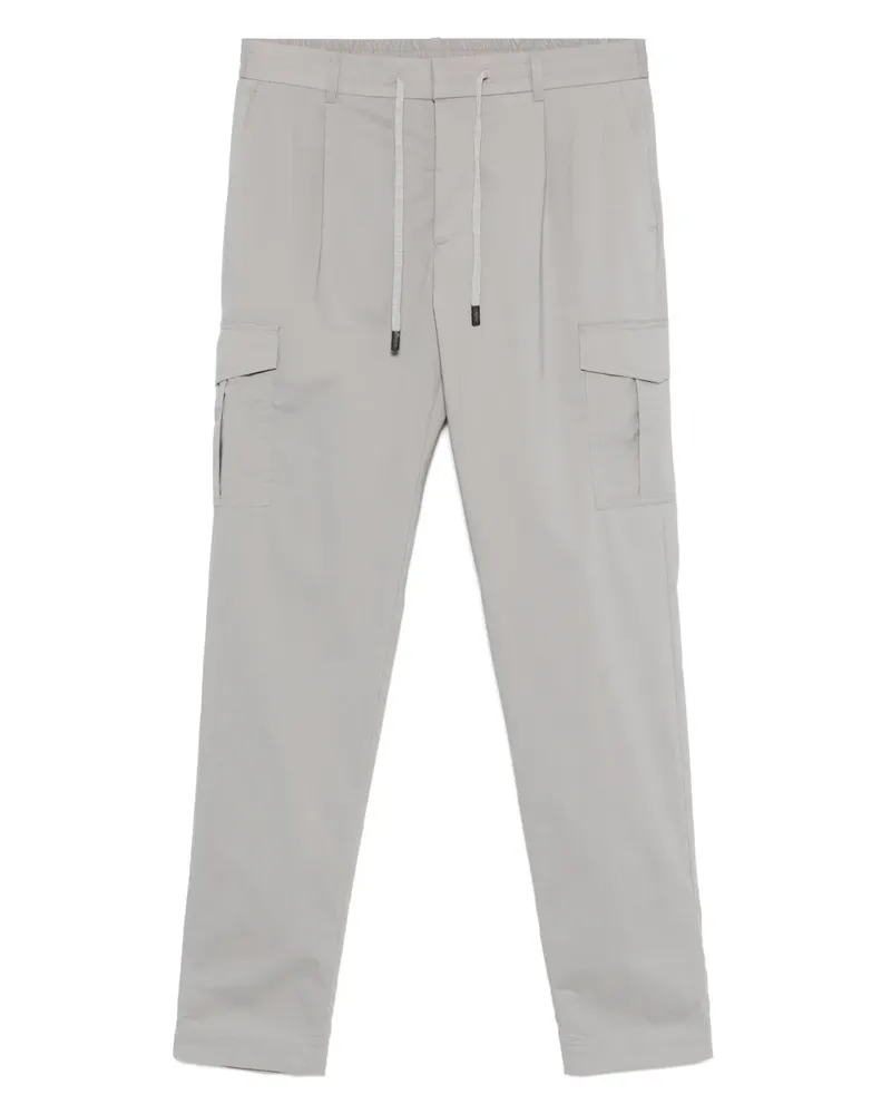 Peserico Hose mit Tapered-Bein - Grau Grau