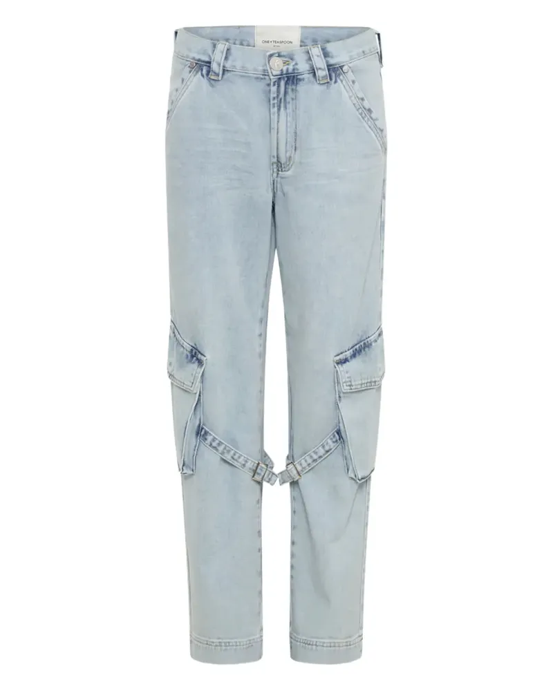 One Teaspoon cargo-pocket jeans - Blau Blau