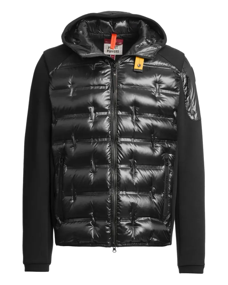 Parajumpers Gesteppte Kapuzenjacke - Schwarz Schwarz