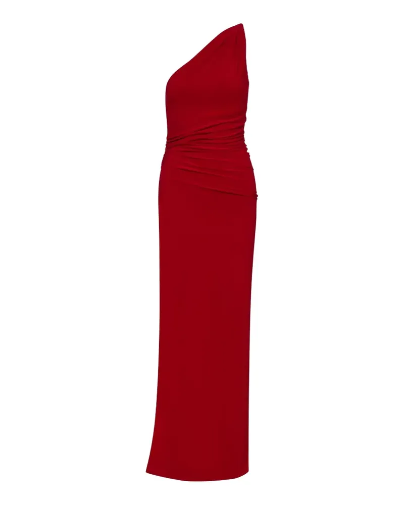 Baobab Collection Gerafftes One-Shoulder-Kleid - Rot Rot